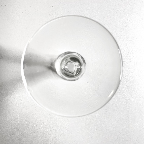 MCM Mid-Century Modern Clear Candlestick - Picture 4 of 7